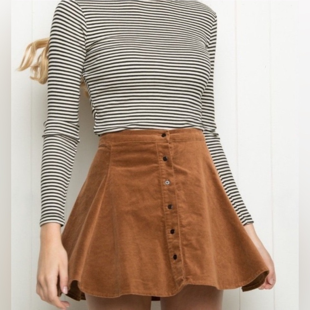 Brandy Melville Brya Corduroy A-line Skirt - Picture 3 of 7